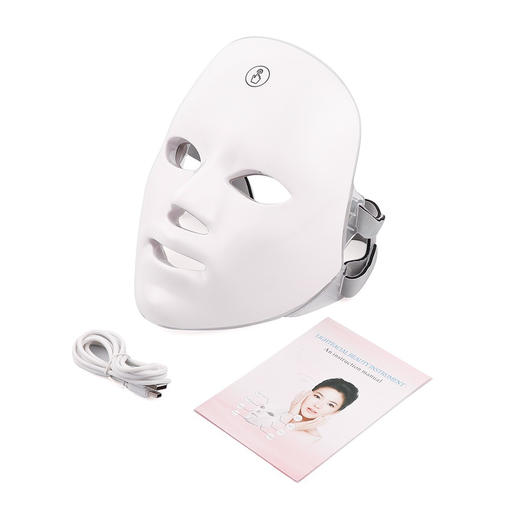7-Color LED Light Therapy Face Mask