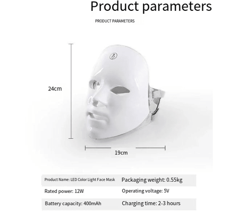 7-Color LED Light Therapy Face Mask - trend.co