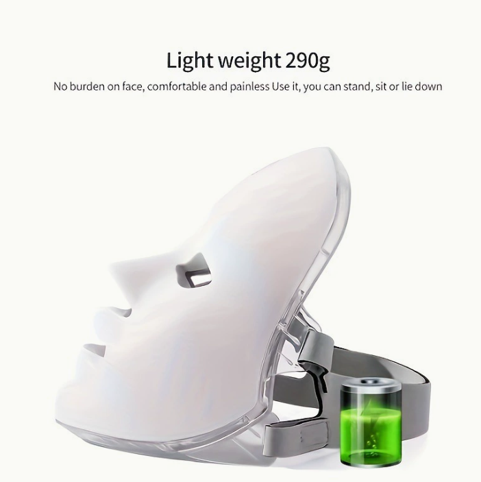 7-Color LED Light Therapy Face Mask